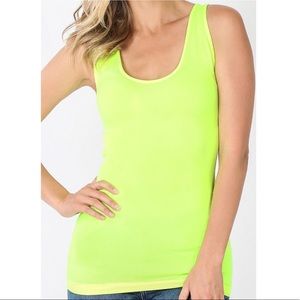 Basic tank - neon lime